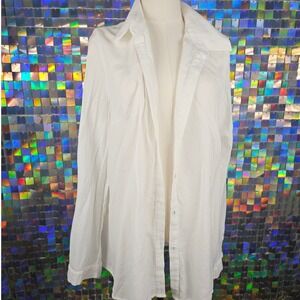 Princess‎ Polly White Button Down Long Sleeve Oversized Shirt